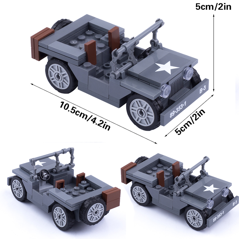 Lego Minifigure Holder - MOC WW2 العسكرية الولايات المتحدة أرقام