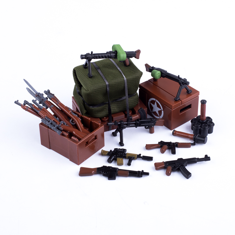 WW2 ملحقات الجندي العسكري الأس - مراجعة Lego Minifigure Holder وسعره
