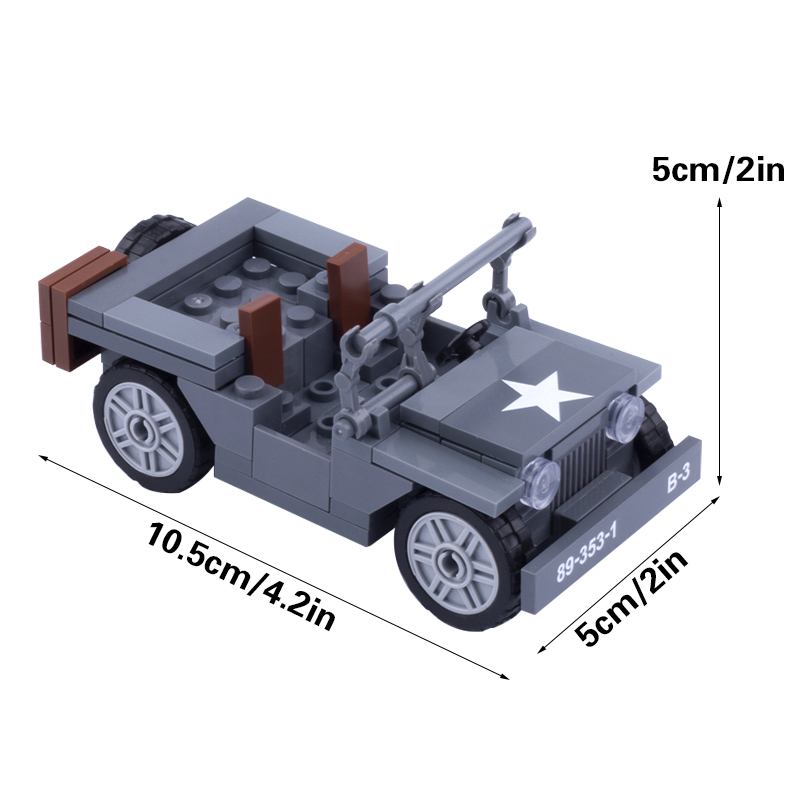 MOC WW2 العسكرية الولايات المت - مراجعة Lego Minifigure Holder وسعره