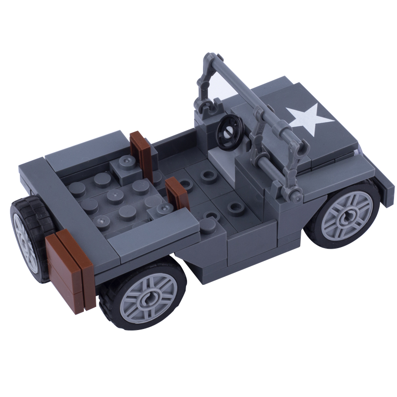 MOC WW2 العسكرية الولايات المت - مراجعة Lego Minifigure Holder وسعره